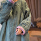 Manteau en coton Vintage pour femmes, pull-over en lin avec poches froissées, couleur unie