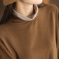 Women Casual Soliced Winter Turtleneck Loose Blouse