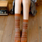 6 Pairs Women Winter Vintage Jacquard Socks