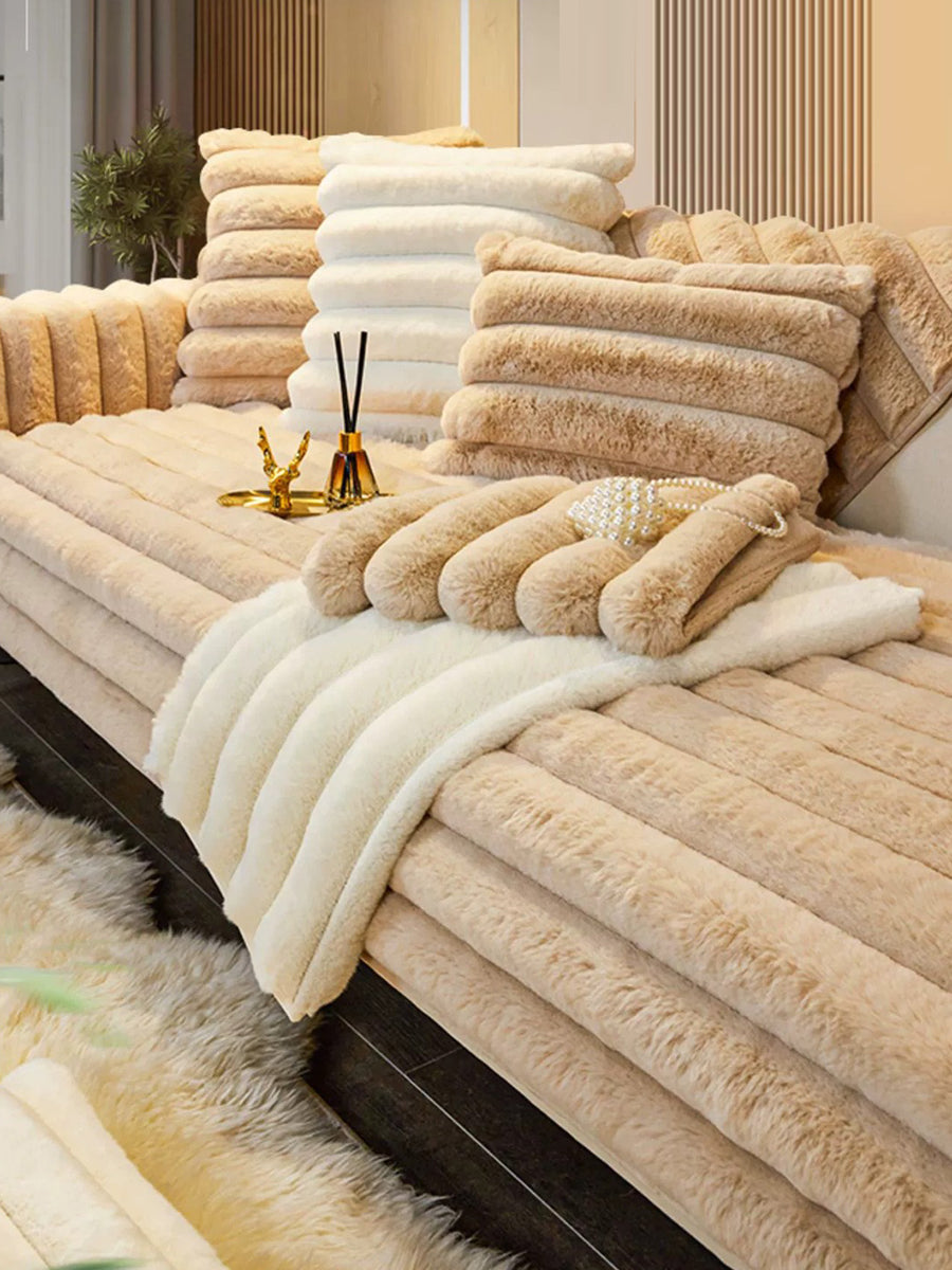 Winter Warm Solid Fleece Casual Thick Soft Cushion