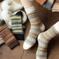 4 Pairs Women Retro Knitted Long Socks