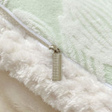 4 Pieces Set Winter Flannel Jacquard Quilt Cover Sheet