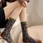 6 Pairs Women Vintage Print Mid-calf Socks