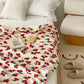 Couverture de canapé en cachemire jacquard vintage 