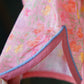 Women Summer Artsy Floral Button Thin Split Hem Dress
