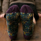 5 paires de chaussettes rétro épaisses pour femmes d'hiver