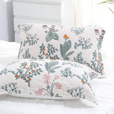 2 Pieces Plant Knitted Cotton Pillow Towel