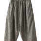 Pantalon sarouel en lin ample avec poches à rayures Vintage pour femmes, été