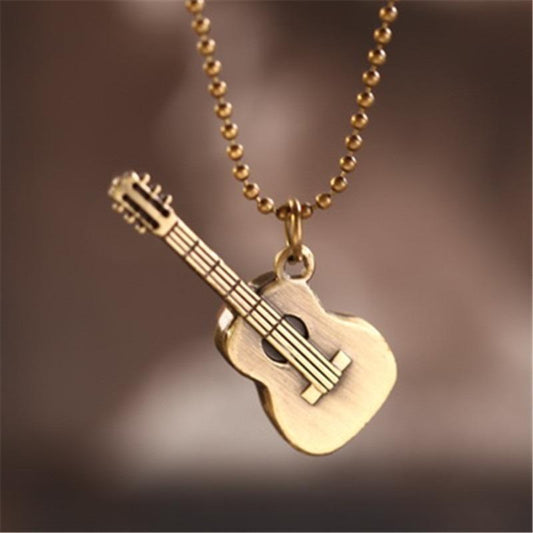 Vintage Little Guitar Necklaces