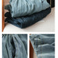 Jupe en jean en coton, pantalon confortable de couleur unie