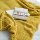 Casual Knitted Tassel Queen Bedcover Sofa Blanket