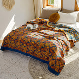 Four Pure Cotton Gauze Quilt Cotton Blanket