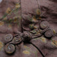 Women Summer Rrtro Floral Button Loose Linen Shirt