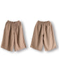 Women Summer Solid Casual Pocket Wide-leg Linen Pants