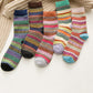 5 Pairs Women Retro Knitted Socks