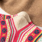 5 Pairs Women Retro  Print Winter Socks