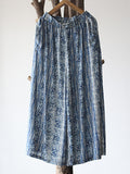 Women Summer Ethnic Batik Wide-leg Loose Pants
