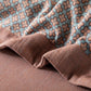 4 Pieces Set 100% Cotton Double Layer Cotton Simple Quilt Cover Sheet Throw Blanket Quilt