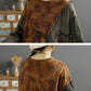 Women Vintage Spring Floral Denim Spliced Sweatshirt