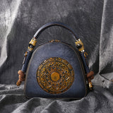 Women Vintage Leather Handbag National Style Handbag