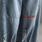 New Literary Embroidery Thread Hole Nine-point Harlan Jeans