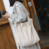 Fashionable Literary Simple Retro Corduroy Shoulder Bag