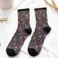 5 paires de chaussettes rétro épaisses pour femmes d'hiver