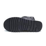 Winter Women Casual Genuine Leather Spliced Solid Boots