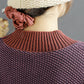 Women Winter Colorblock Knitted Warm Sweater