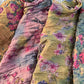 Women Vintage Spring Floral Pie Collar Ramie Shirt