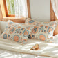 Taie d'oreiller de canapé 100% coton, 2 pièces, style bohémien, motif Floral, respirant, respirant 