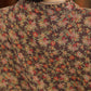 Women Vintage Floral Spring Cotton O-Neck Shirt