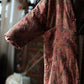 Women Retro Flower Buckle Cotton Padded Coat