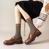 Women Winter Knitted Thick Warm Socks 2 Pairs