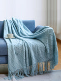 Summer Nap Knited Tassel Sofa Blanket