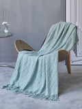Summer Nap Knited Tassel Sofa Blanket
