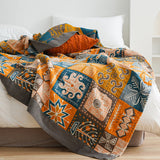 Bohemia Blanket 100% Cotton Sofa Summer Throw Blanket Quilt