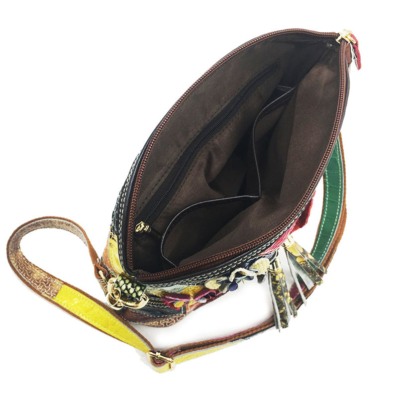 Vintage Mulitcolor Women Leather Handbag