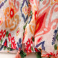 Women Multicolor Print Tassel Scarf