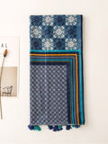 Women Print Voile Travel Sunscreen Shawl Scarf