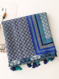 Women Print Voile Travel Sunscreen Shawl Scarf
