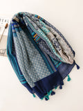Women Print Voile Travel Sunscreen Shawl Scarf