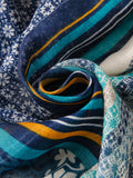Women Print Voile Travel Sunscreen Shawl Scarf