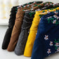 5 paires de chaussettes jacquard Spiricle vintage coréennes