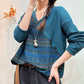 Women Spring Casual Knitted Button Loose Shirt
