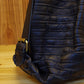 Casual Multicolor Leather Spliced Stripe Shoulder Bag
