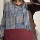 Women Spring Vintage Patchwork Embroidery Linen Shirt