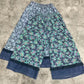 Women Summer Artsy Floral Lace Spliced Wide-leg Pants