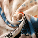 Ethnic Tie-dye Print Travel Soft Sunscreen Shawl Sacrf