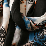 Ethnic Tie-dye Print Travel Soft Sunscreen Shawl Sacrf